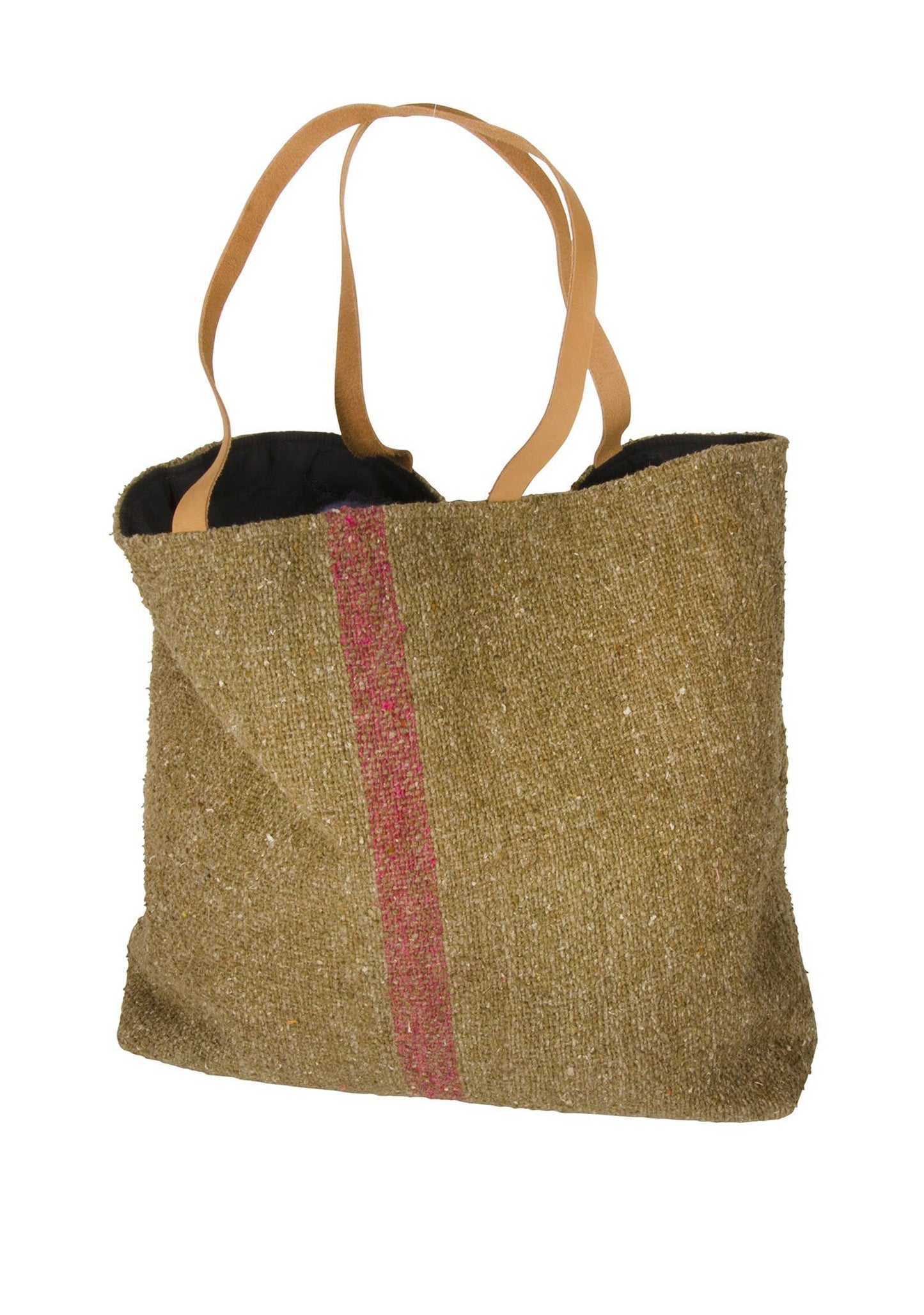 Recycled Cotton Khadi Shoulder Bag: Mustard(MU)