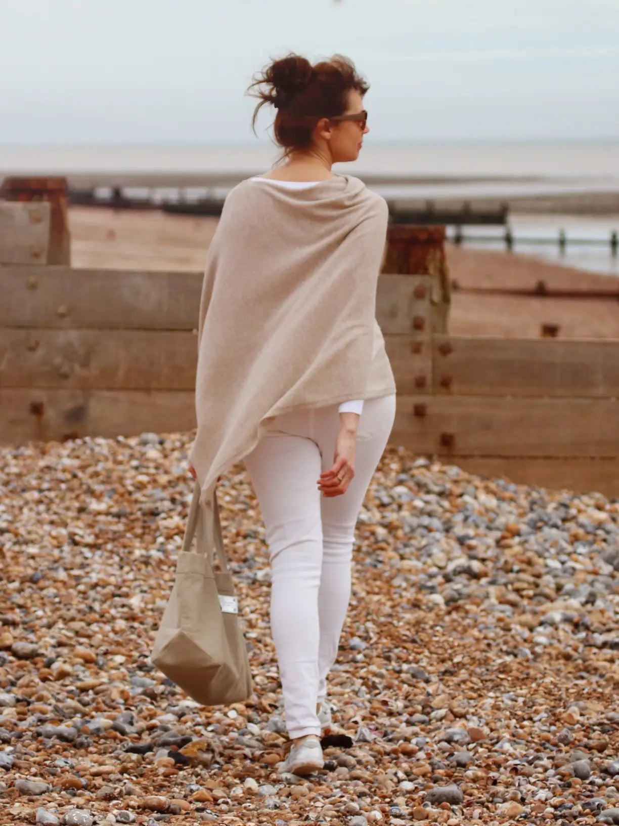 Cashmere Blend Poncho